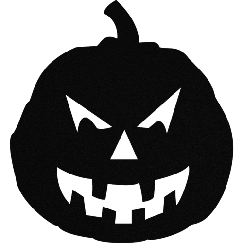 Evil Pumpkin - Metal Wall Art