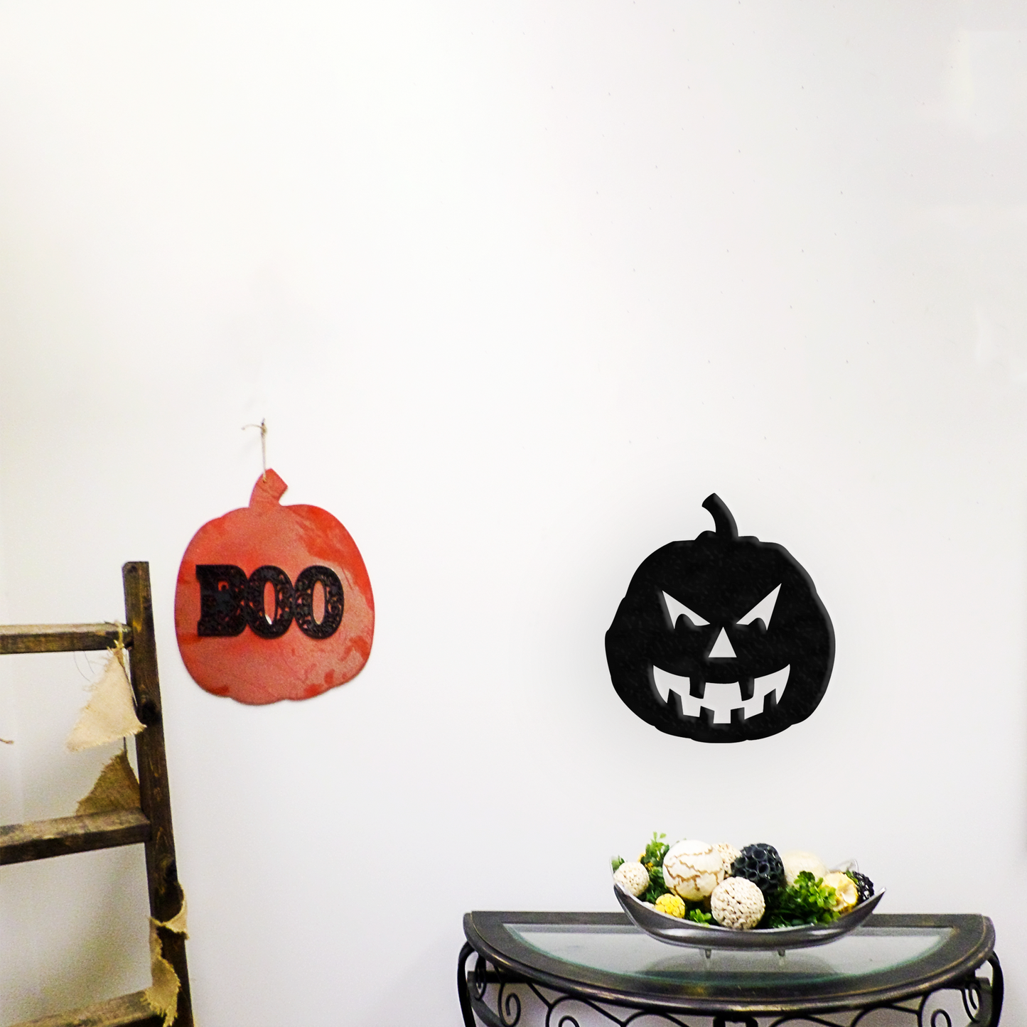 Evil Pumpkin - Metal Wall Art