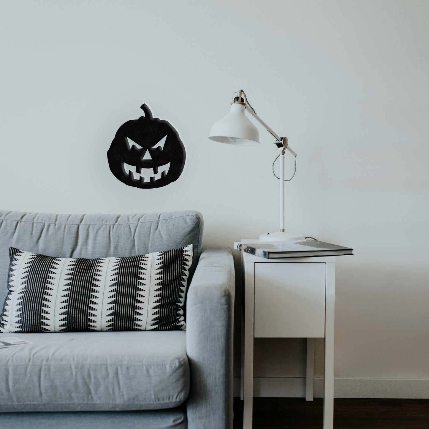 Evil Pumpkin - Metal Wall Art
