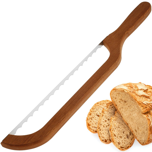 Bread Bow Cutter Serrated Bagel Cutter Stainless Steel Sourdough Bread
