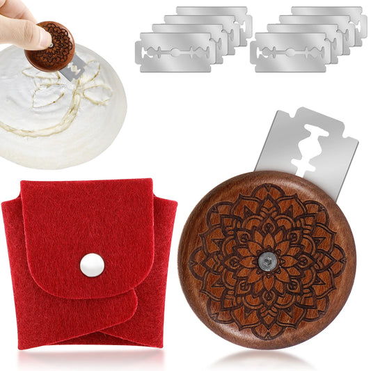 Bread Dough Scoring Tool Compact Bread Scoring Dough Cutter 5cm Wooden